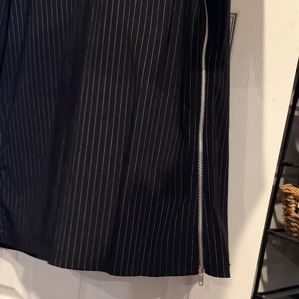 Vintage Lip Service Men’s Goth Pinstripe Jacket Size XL Authentic RN79627 - Picture 12 of 14